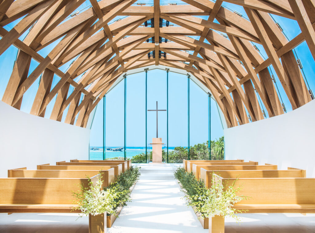 沖縄、瀬良垣島教会