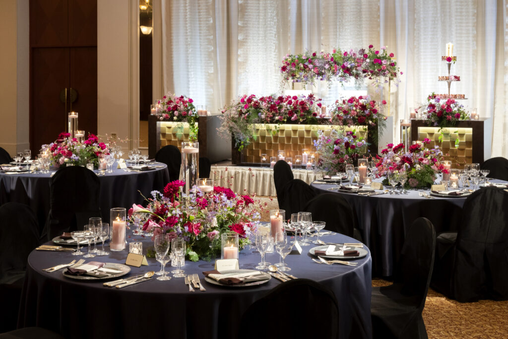 大分の結婚式場ホテル日航大分  オアシスタワーの披露宴会場