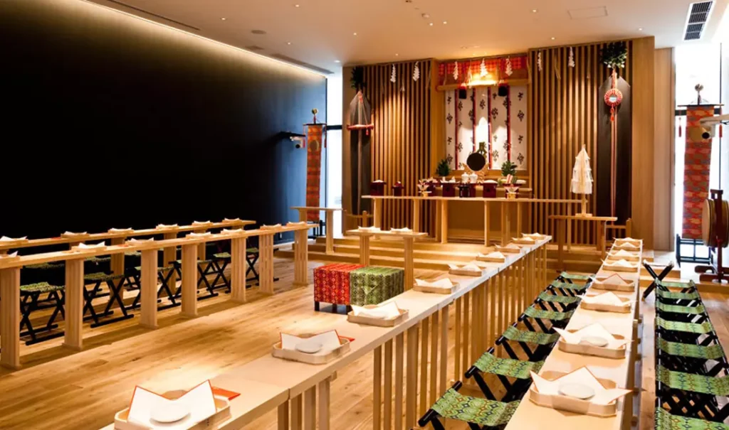 大分の結婚式場ヴィラルーチェの神殿