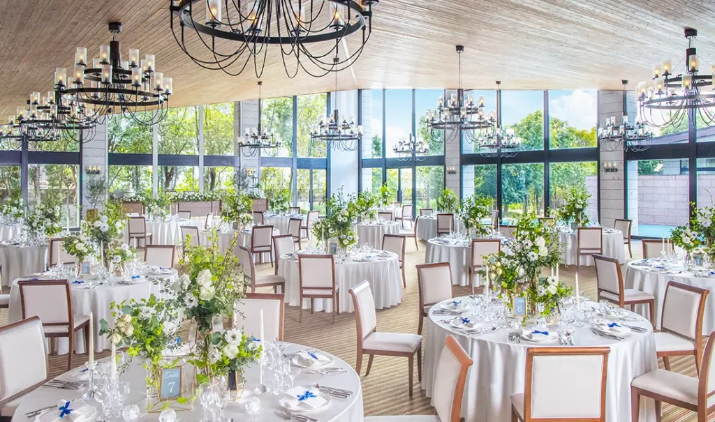 大分の結婚式場ヴィラルーチェの披露宴会場