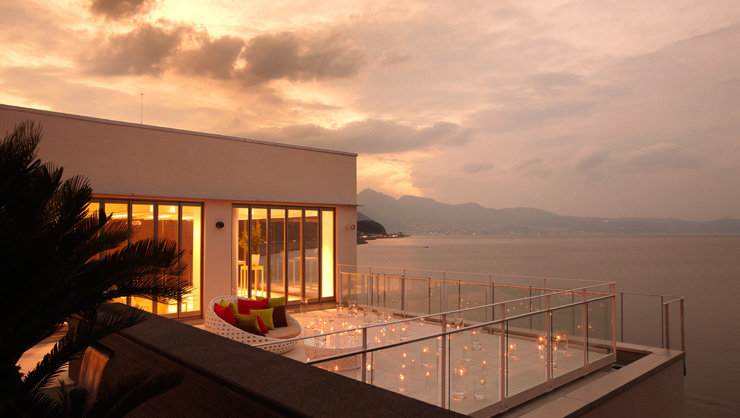 ブエナスタのテラス